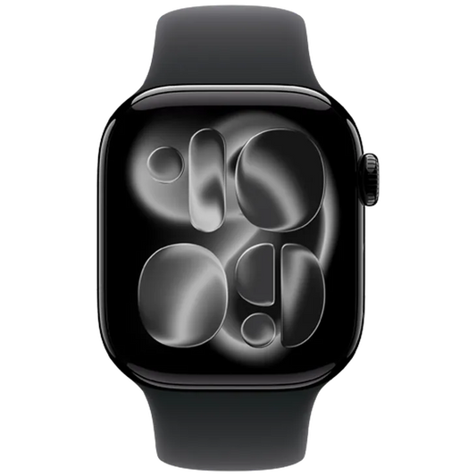 Apple Watch Series 12 42mm Bronze (Donkergroene Bracelet En Silicone M/L)