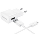 Samsung USB Chargeur Rapide + Micro-USB-Câble EP-TA20 Blanc