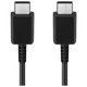 Samsung USB-C - USB-C Câble (3A) 1 Mètre Noir