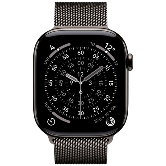 Apple Watch Series 11 46mm 5G Ardoise Titanium (Bracelet Milanais Gris M/L)