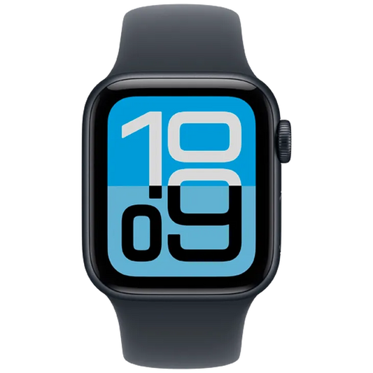 Apple Watch SE 3 40mm Bleu Foncé (Bracelet En Silicone Bleu Foncé M/L)