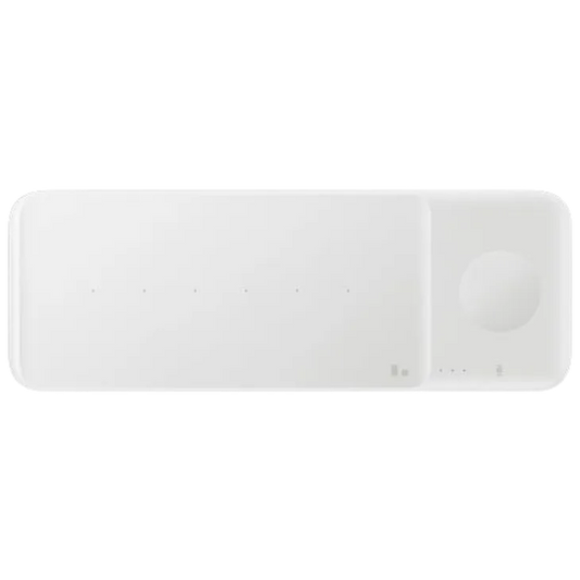 Samsung Trio Chargeur Sans Fil + USB-C Câble Blanc