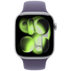 Apple Watch Series 11 46mm Argent (Bracelet En Silicone Violet S/M)