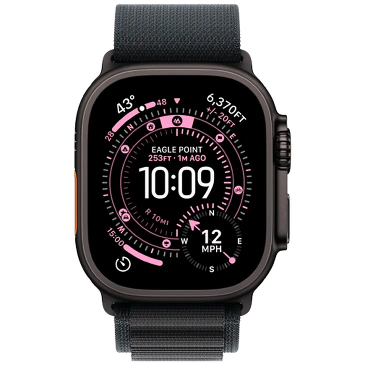 Apple Watch Ultra 4 49mm Naturel (Bracelet En Tissu Beige S)