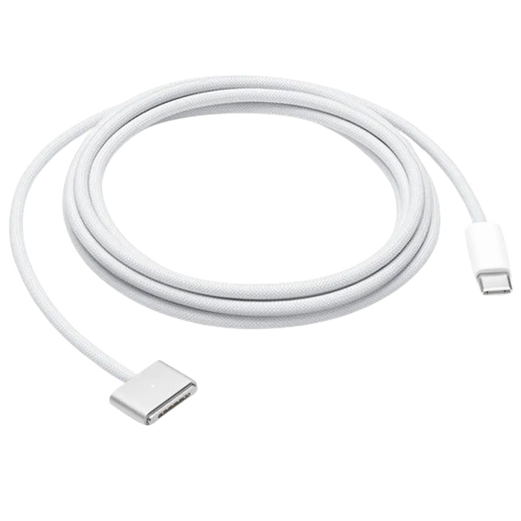Apple USB-C – MagSafe 3 câble 2 Mètres Blanc