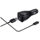 Samsung Chargeur Rapide de Voiture Dual USB + USB-C-Câble EP-LN920 Noir