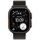 Apple Watch Ultra 4 49mm Noir (Noir Milanese Bracelet L)