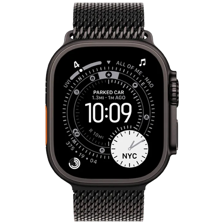 Apple Watch Ultra 4 49mm Naturel (Naturel Milanese Loop L)