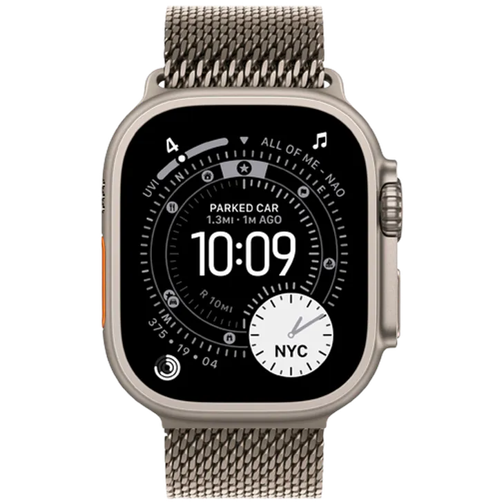 Apple Watch Ultra 3 49mm Titanium (Titanium Milanese Bracelet L)