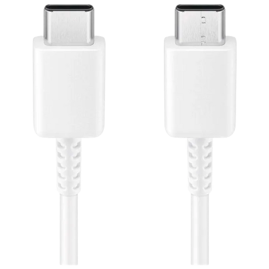 Samsung USB-C vers USB-C Câble (3A) 1 Metro EP-DA705 Blanc