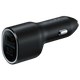 Samsung EP-L4020 USB-C Chargeur De Voiture 25W Noir