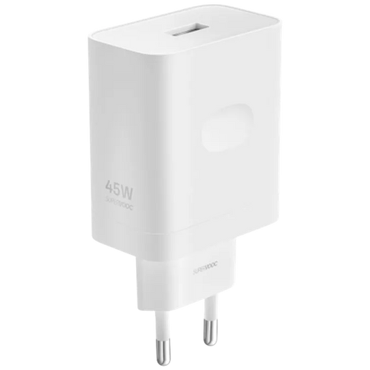 OPPO SuperVOOC USB-A Chargeur 45W Blanc
