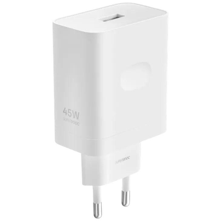 OPPO SuperVOOC USB-A Chargeur 45W Blanc