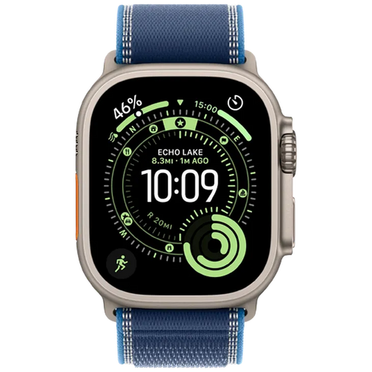 Apple Watch Ultra 3 49mm Noir (Bracelet En Tissu Noir M/L)