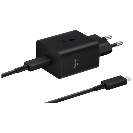 Samsung USB-C Chargeur Rapide 45W + USB-C Câble Ep-T4510 Noir