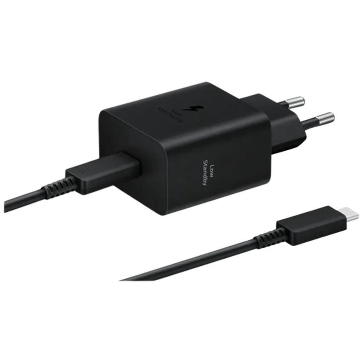 Samsung USB-C Chargeur Rapide 45W + USB-C Câble Ep-T4510 Noir