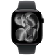 Apple Watch Series 11 46mm Noir (Bracelet En Silicone Noir M/L)