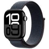 Apple Watch Series 10 4G 42mm Noir (Bracelet En Nylon Noir)