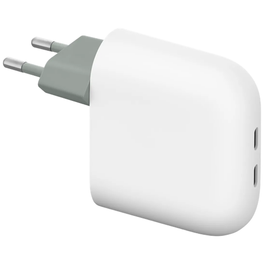 Google Flex 67W Dual USB-C Chargeur Rapide Blanc