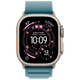 Apple Watch Ultra 3 49mm Titanium (Bracelet En Nylon Bleu L)