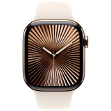 Apple Watch Series 10 4G 42mm Gold Titanium (Bracelet En Silicone Beige S/M)