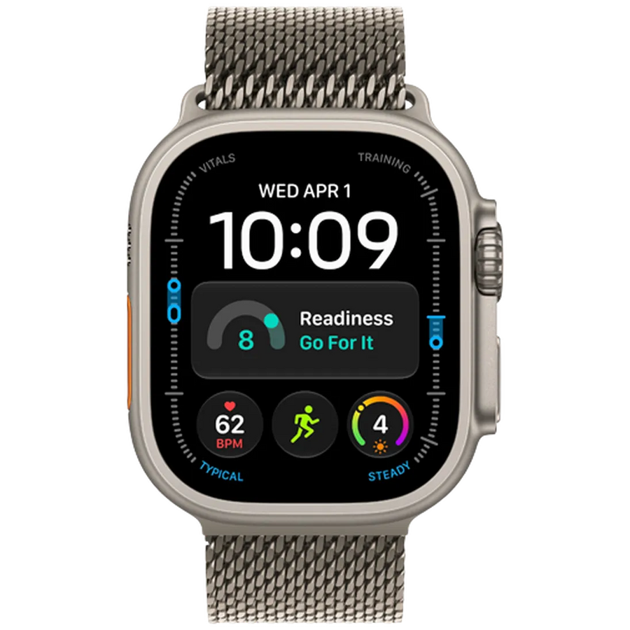Apple Watch Ultra 4 49mm Naturel (Naturel Milanese Loop L)