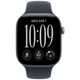 Apple Watch Series 12 46mm 5G Gris (Bracelet En Silicone Bleu Foncé M/L)