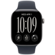 Apple Watch Series 12 46mm Gris (Bracelet En Silicone Bleu Foncé S/M)