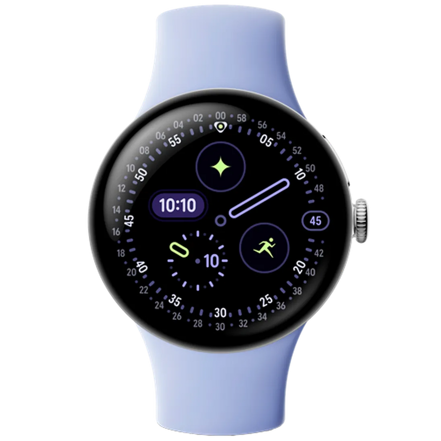 Google Pixel Watch 4 41mm Argent (Bracelet Violet)