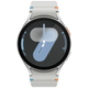 Samsung Galaxy Watch 7 44mm Argent (Bracelet En Silicone Argentées)