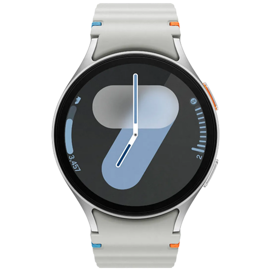 Samsung Galaxy Watch 7 44mm Argent (Bracelet En Silicone Argentées)