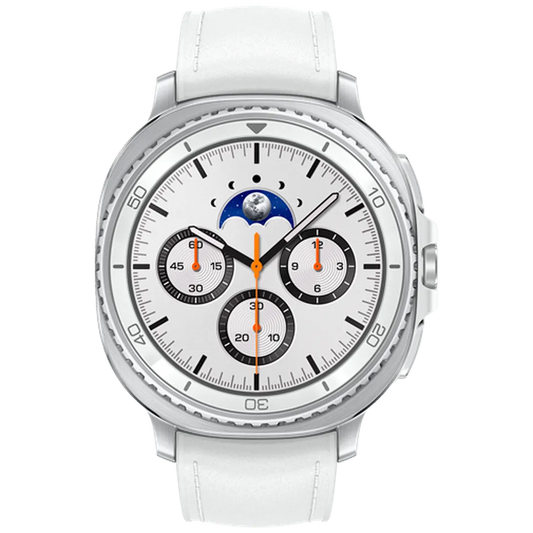Samsung Galaxy Watch 8 Classic Argent (Bracelet Blanche)