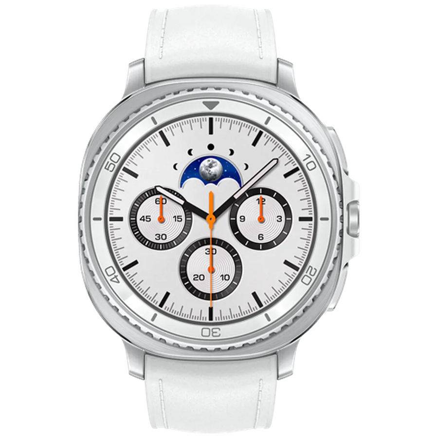 Samsung Galaxy Watch 8 Classic Argent (Bracelet Blanche)